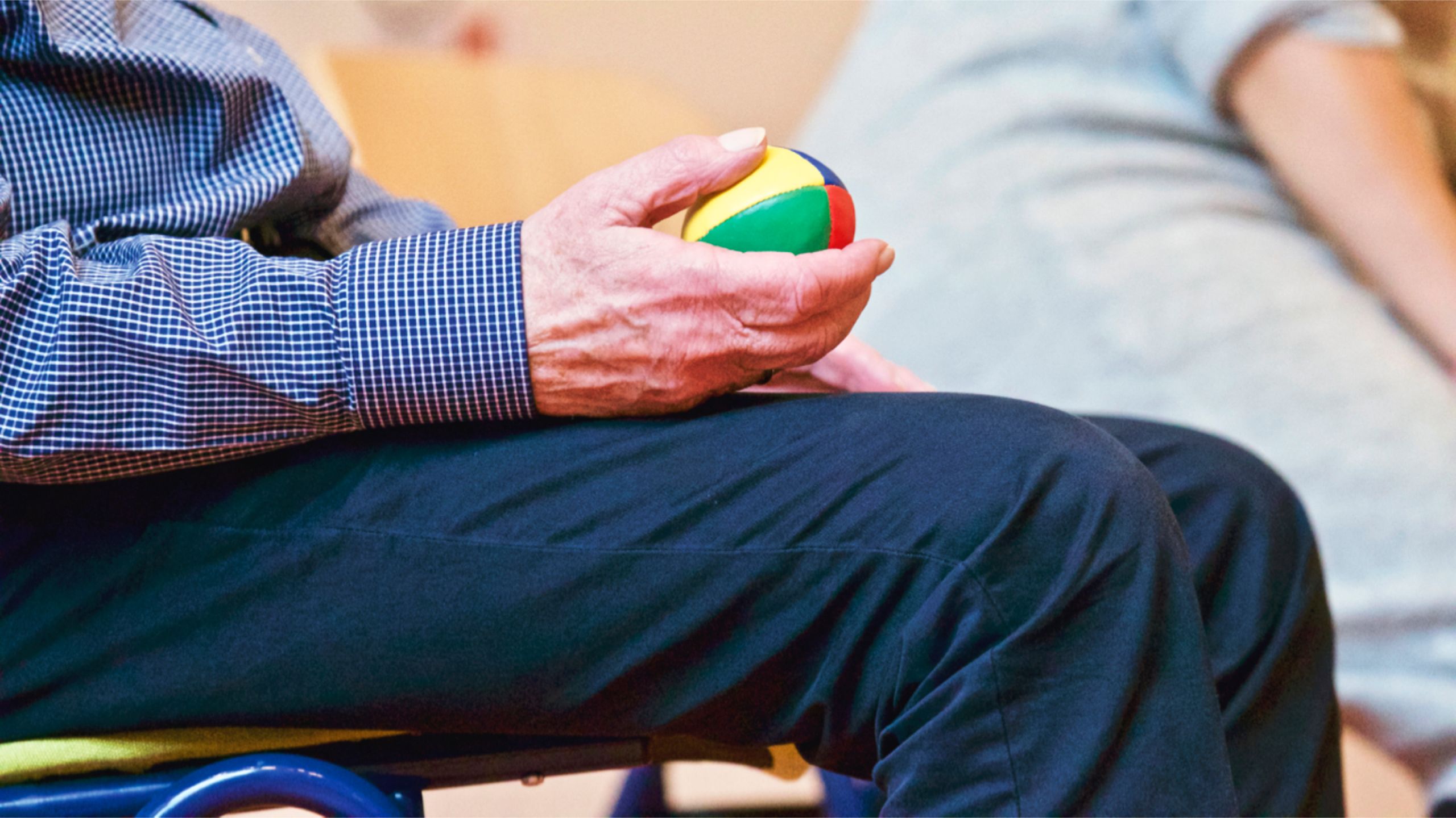 Hand therapy with a bandage, background image for what chemo-induced peripheral neuropathy is